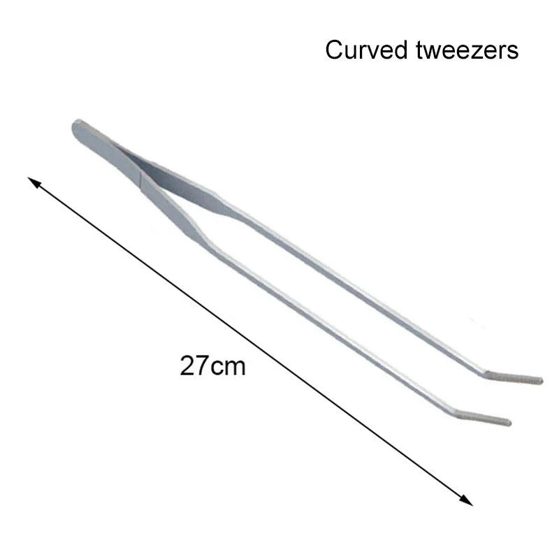 Aquarium Scissors Tweezers Tool for Fish Tank Plants Stainless Steel Cleaning Tools Accessories