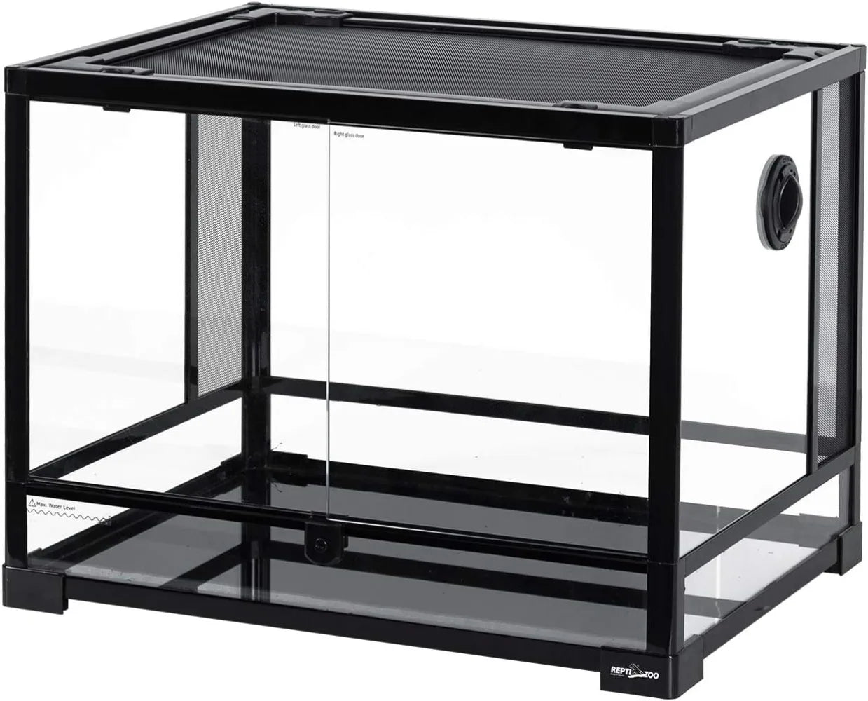 Large 34 Gallon Reptile Glass Tank with Double Hinge Door