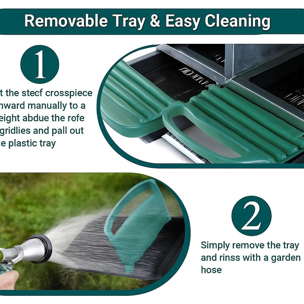 3 Compartment Roll Out Nesting Box for Chicken Coop With Rollout Egg Collection