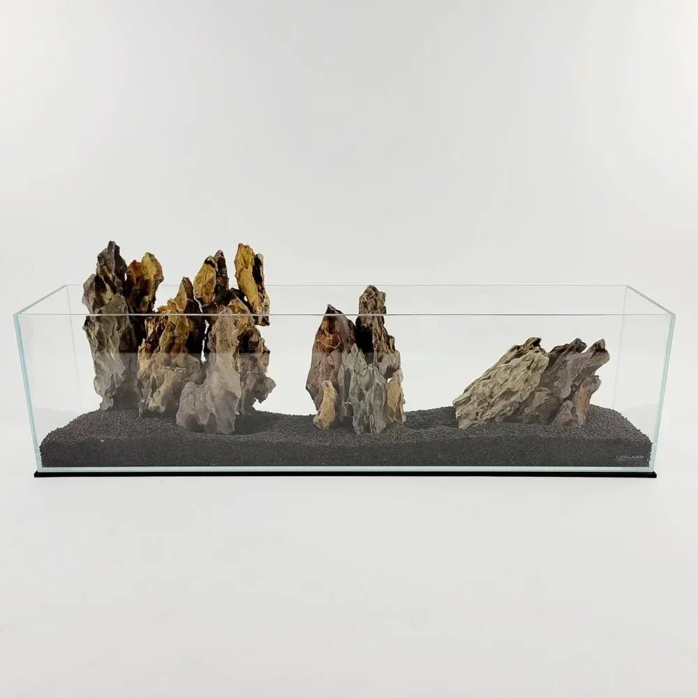 11 Gallon Low Iron Glass Bookshelf Aquarium 5mm - (31.89" x 7.87" x 9.84")