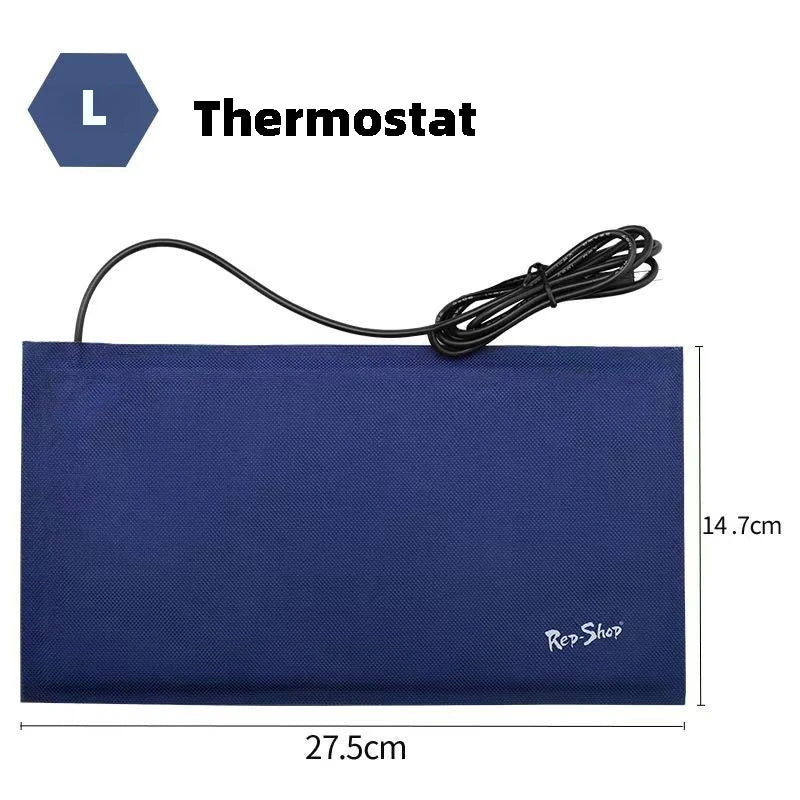 Electric Thermostat Waterproof Terrarium Warmer With USB Plug Reptile Heating Pad 7.5W 5W 3.5W Seedling Controller 1.25 M Long