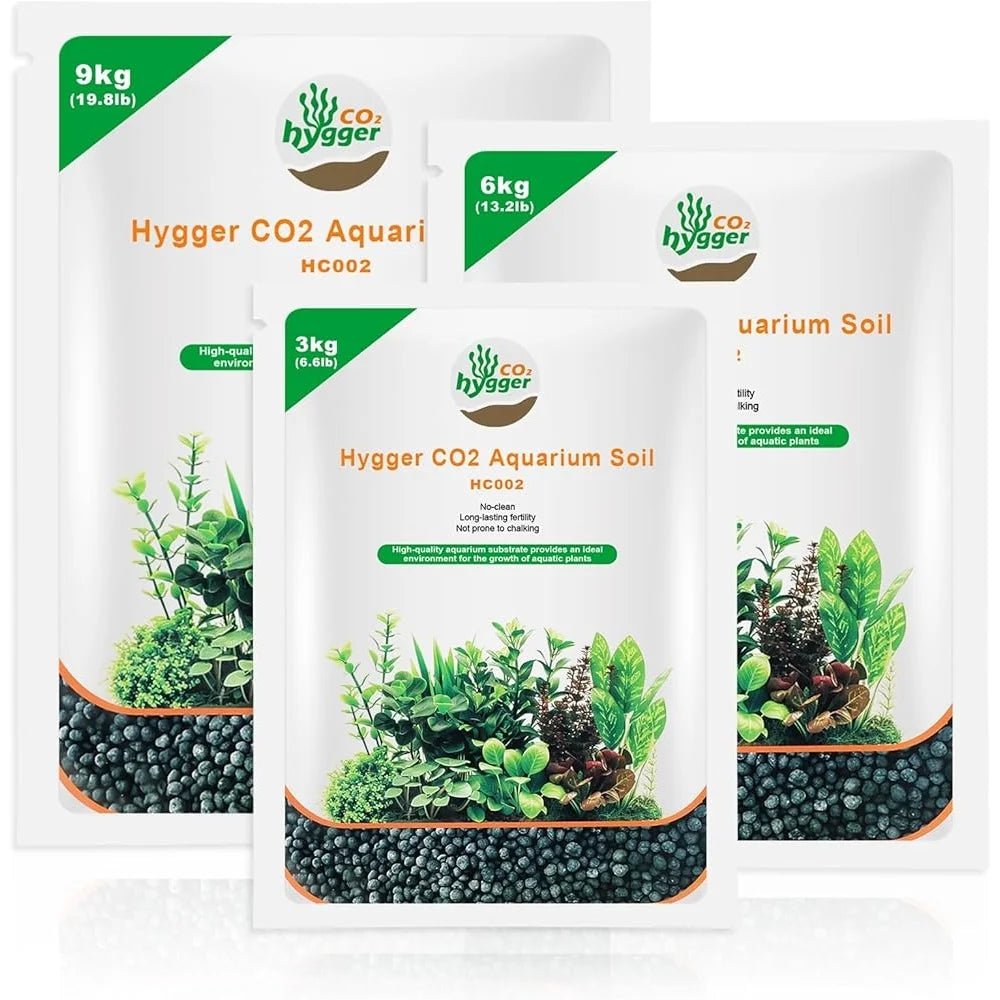 Aquarium Soil Aquascaping Substrate Natural Fertilizer for Plants and Shrimps No Rinse Required