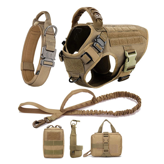 Large Dog Harness And Leash Set For German Shepherds
