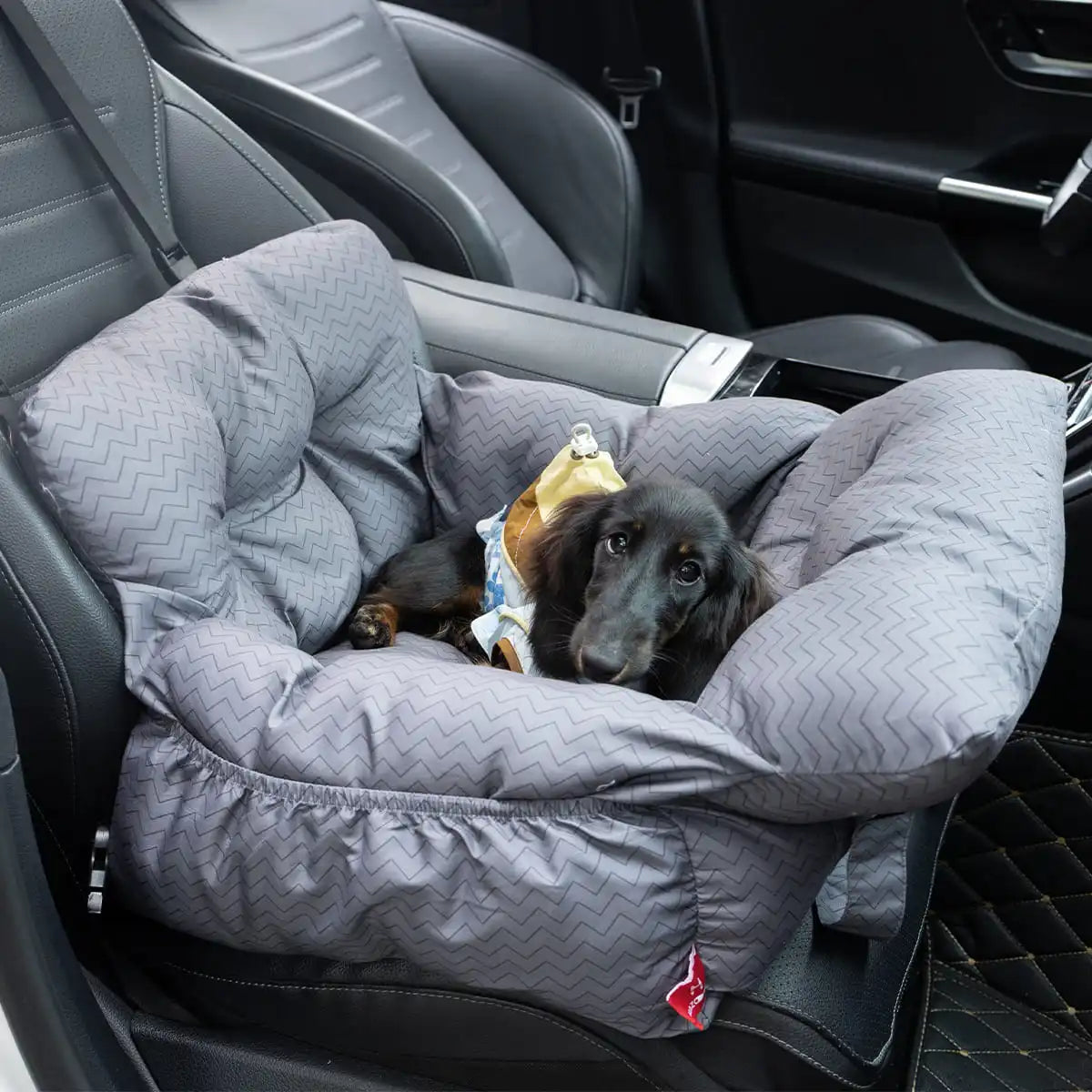 2 In 1 Dog Car Seat Carrier Bag Travel Detachable Handles