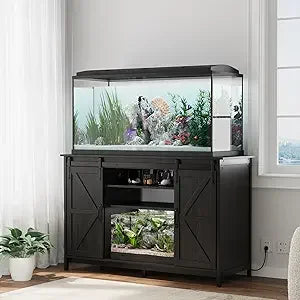 Farmhouse 55 To 75 Gallon Aquarium Stand With Power Outlet