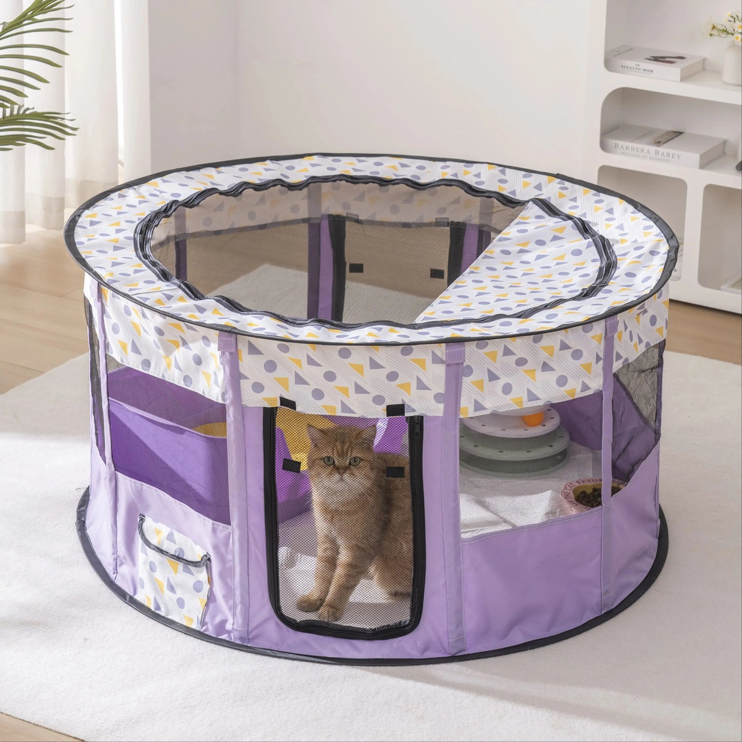 Foldable Mesh Ventilated Circular Pet Nest Outdoor Indoor For Cats And Dogs Extra Large Comfortable Cat Birthing House