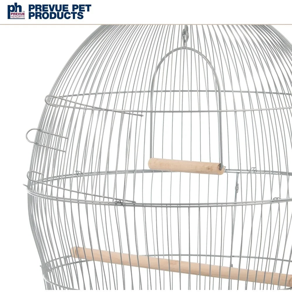 Prevue Sonata Round Metal Bird Cage for Small Birds Tabletop