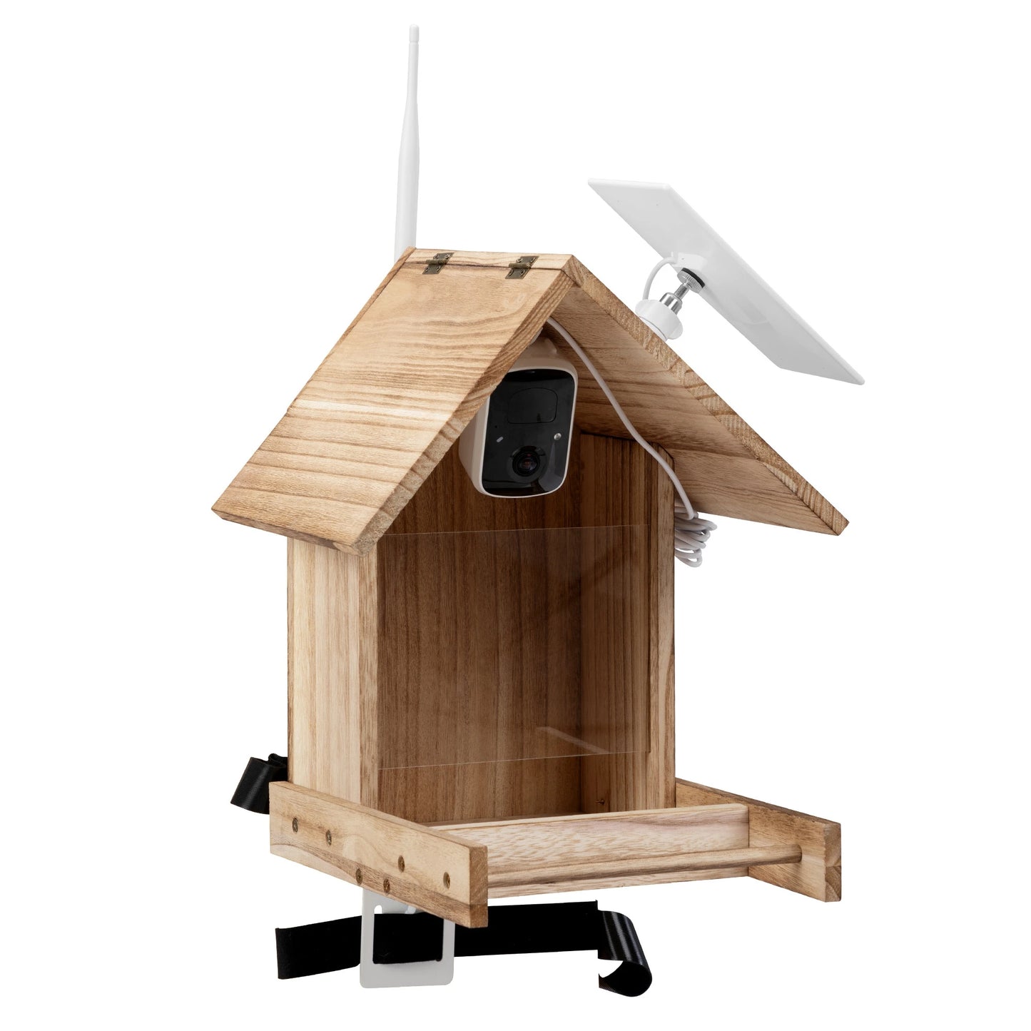 Smart Bird Feeder with Solar Powered Camera 1080P 3.5L SD
