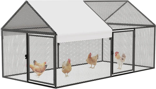 Metal Chicken Coop 79 By 40 By 40 Inch Walk In Hen House