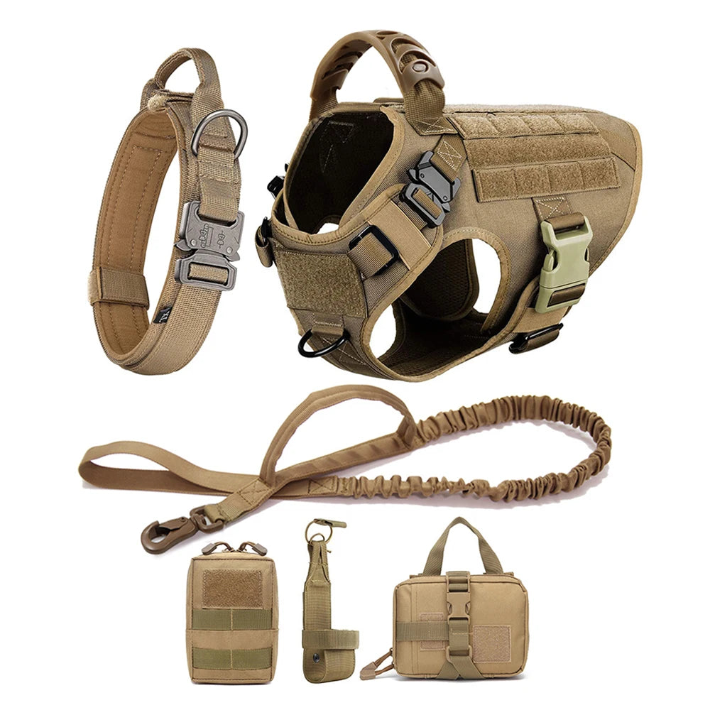 Large Dog Harness And Leash Set For German Shepherds