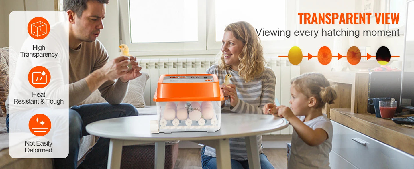 VEVOR Egg Incubator Automatic Egg Turner with Temperature Control