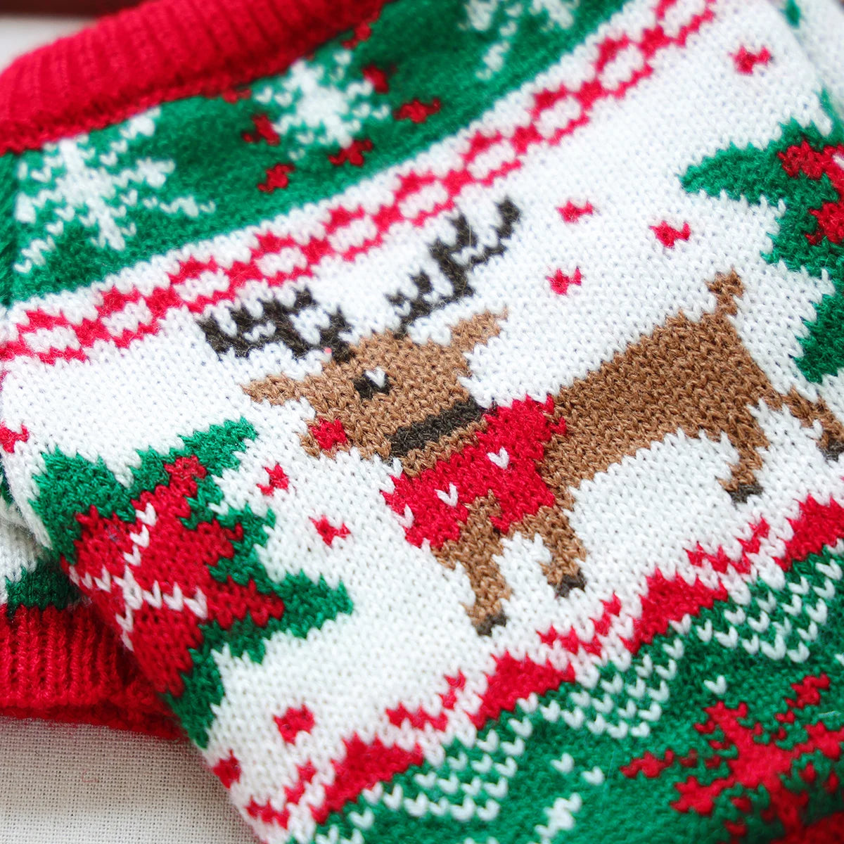 Pet Christmas Rudolph Elk Sweater For Dogs And Cats Warm Winter Wear