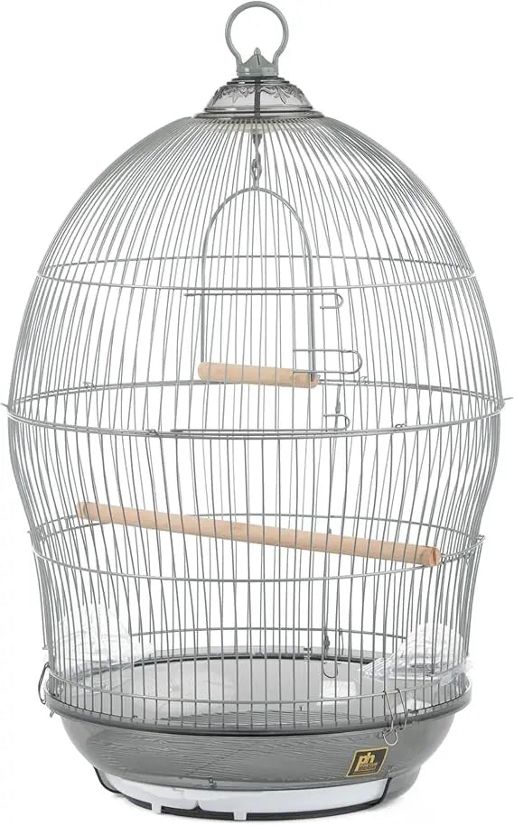 Prevue Sonata Round Metal Bird Cage for Small Birds Tabletop